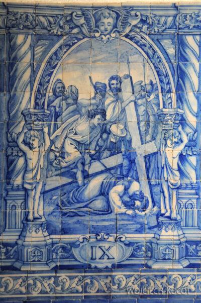 Por13062-Evora - Droga Krzyżowa z Azulejos przy Kpl Czaszek