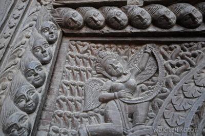 IN10010-Waranasi-Świątynia Nepalska - detale