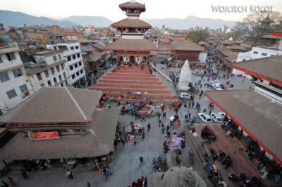 IN12204-Kathmandu-widok z tarasu knajpki przy Durbar Square