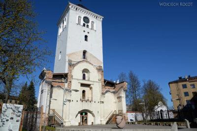BałtJ036-Jelgava-Kośc Trójcy Przenajświętszej-sama wieża