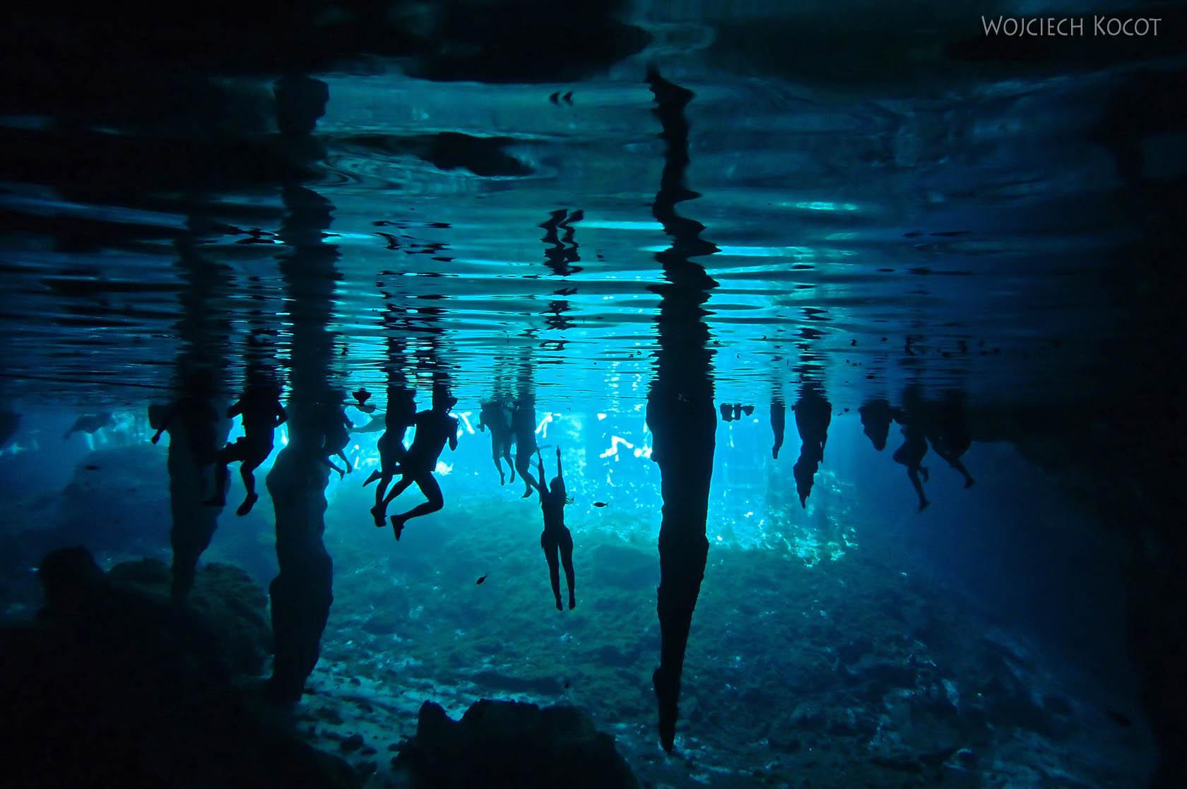 x130-W Gran Cenote - pod wodą