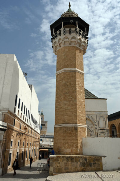 Tub085-Tunis-ośmiokatny minaret