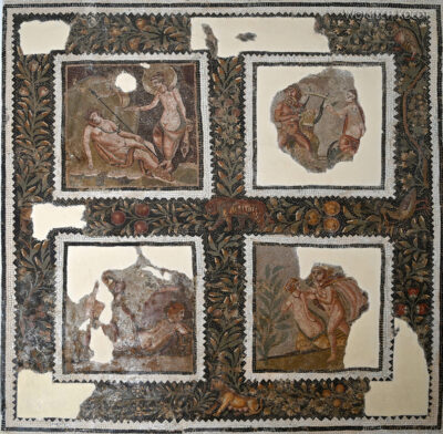 Tue126-El Jem-Museum of the South Quarters of Thysdrus-mozaiki