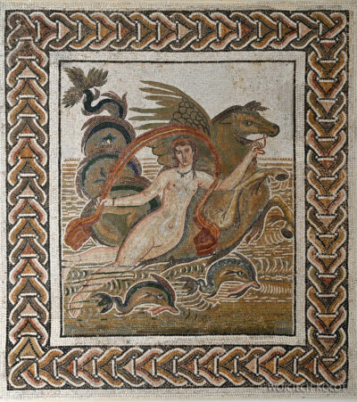 Tue189-El Jem-Museum of the South Quarters of Thysdrus-mozaiki
