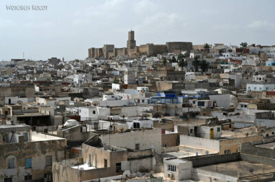 Tuf047-Ribat of Sousse-widoki z wieży na kazbę
