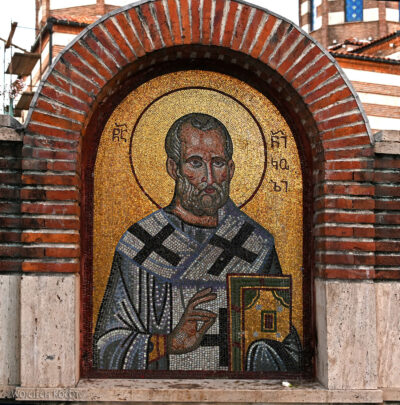 kauN131-Batumi-mozaika przy St. Nicolas Church
