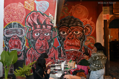 mxm19-Malinalco-murale w knajpie mxm19-Malinalco-murale w knajpie